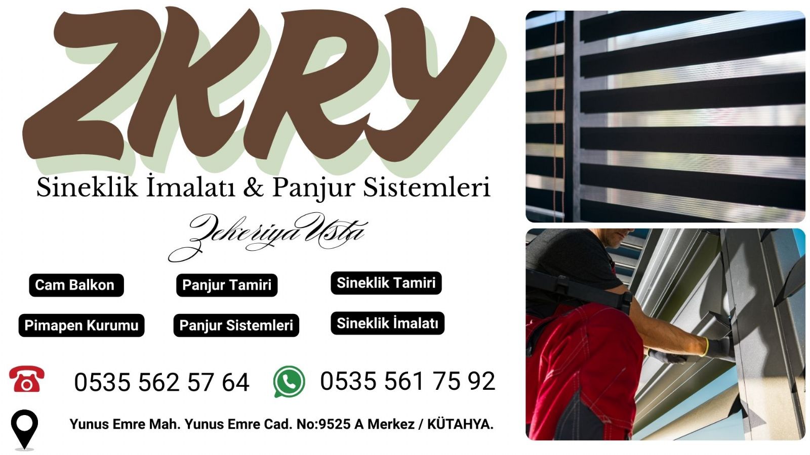 Kütahya Panjur Tamiri